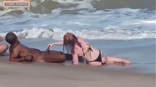 cock hungry latina sluts having a hard fuck session with a bbc guy by the sea